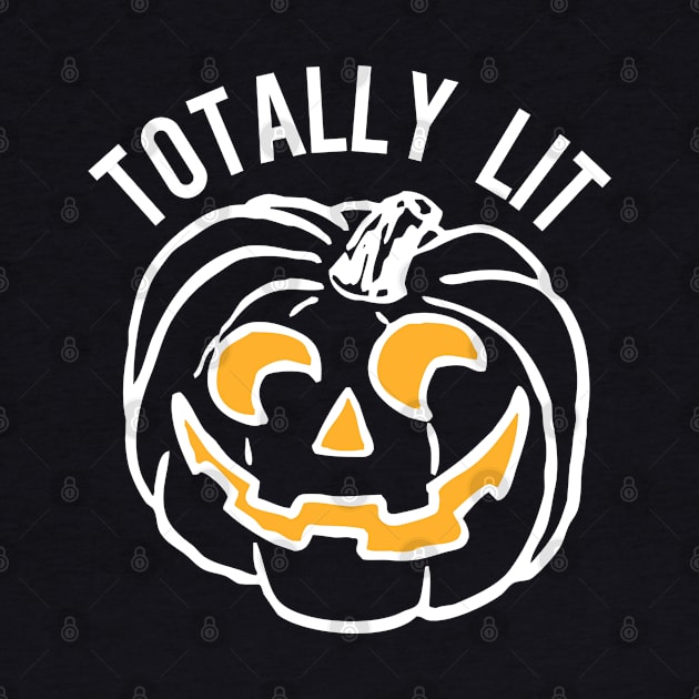 Totally Lit Jack-O-Lantern by PopCultureShirts